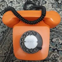 گوشی تلفن رومیزی قدیمی رنگ نارنجی|تلفن رومیزی|تهران, خاوران|دیوار