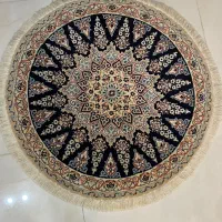 فرش گرد نایین قطر ۱۱۰