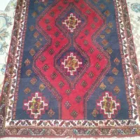قالی دستباف|فرش|شیراز, گل سرخ|دیوار