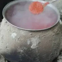 رب گوجه هیزمی با روغن سرخ شده