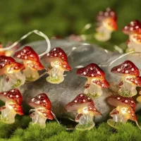 ریسه پاییزی،پاییز،برگ، ریسه چراغ دار،باتری