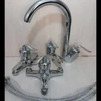 پک 6تیکه شیرآلات قاجاری مارک البرز|مصالح و تجهیزات ساختمان|بندر گناوه, |دیوار