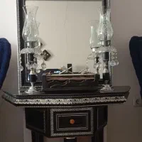 آیینه و شمعدان تمیز و سالم وشیک درحدنو