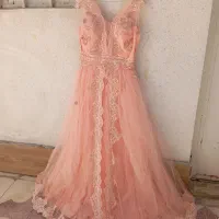 لباس عروس یا مجلسی صورتی