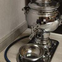 سماور گازی اکبر برادران (بسیار تمیز ، در حد نو)