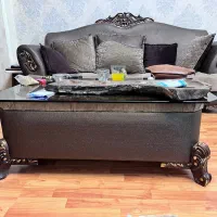 مبل راحتی ۷ نفره تُرک چوب، سنگین ، جوندار و محکم|مبلمان خانگی و میز عسلی|گنبد کاووس, |دیوار