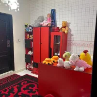 فروش تخت کمد ست کودک و نوجوان با فرش و کنارت ست|تخت و سرویس خواب|کرمانشاه, |دیوار