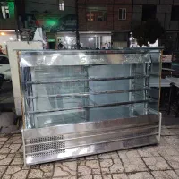 یخچال مکعبی ویترینی دو متری در حد نو