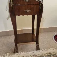 میز تلفن چوبی
