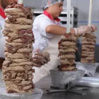 رول آماده کباب ترکی گوشت و مرغ (دنر کباب،شاورما)