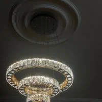 حراج لوستر کریستالی مدرن بعلت تغیر شغل