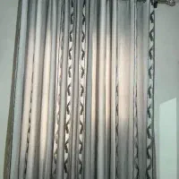 فروش سه عدد پرده ترک به همراه استر وچوب پرده