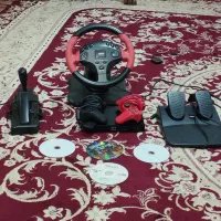 پلی استیشن 2 و فرمان  همراه با 23عدد بازی در فلش|کنسول، بازی ویدئویی و آنلاین|اصفهان, ارزنان|دیوار