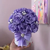 دسته‌گل‌روبانی|گل مصنوعی|دلند, |دیوار