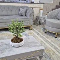 یک دست مبل ۸ نفره درحد نو با جلو مبلیش|مبلمان خانگی و میز عسلی|خرمآباد, |دیوار