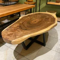 میز جلو مبلی چوب طبیعی