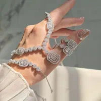 نیم سرویس نقره دارای دستبند گردنبند گوشواره 019786|بدلیجات|تبریز, |دیوار