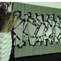 تابلو با چوب و آیینه