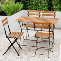 صندلی باغی تاشو ایکیا wood دونفره و چهارنفره|میز و صندلی غذاخوری|تهران, خاوران|دیوار