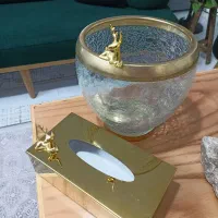 ست جا دستمالی و سطل درحد|صنایع دستی و سایر لوازم تزئینی|مشهد, وحید|دیوار