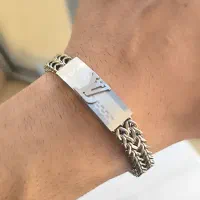 دستبند بافت مردانه استیل LV 5706506161|بدلیجات|تبریز, |دیوار