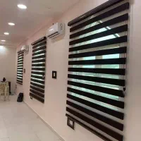 تولید و پخش پرده های زبرا  شید دو مکانیزم|پرده، رانر، رومیزی|پردیس, شهرک صنعتی خرمدشت فاز ۷|دیوار