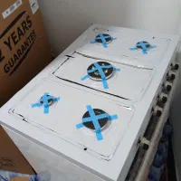 اجاق گاز ۵ شعله / فردار / صفحه استیل