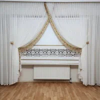 پرده کرکره پانچ مینیمال زبرا شید پلیسه پشت دری