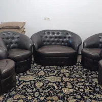 مبل ۶نفره چرم اداری