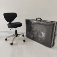 تخت تاشو و صندلی  چرخدار  ، ماساژ  ، میکروبلیدینگ
