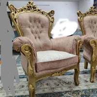 مبل سلطنتی۹نفره بامیزوعسلی(درحدنو