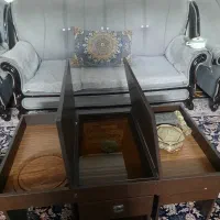 میز جلومبلی به همراه ۴ عسلی|مبلمان خانگی و میز عسلی|تهران, تهران‌نو|دیوار