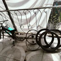 تنه دوچرخه وتوقه لاستیک