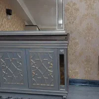 کنسول آینه با میز تلویزیون