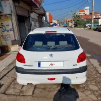 ۲۰۶ تیپ ۲ سفید بی رنگ مدل ۹۸|خودرو سواری و وانت|رشت, یخسازی|دیوار