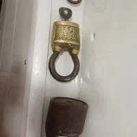 قفل دنده ای قدیمی از جنس فولاد