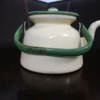 کتری و ظرف میوه قدیمی  نوستالژی تمیز و مرتب سالم|کلکسیون اشیاء عتیقه|نیشابور, بلوار گلها|دیوار