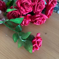 ۱۴ شاخه گل رز قرمز مصنوعی خارجی|گل مصنوعی|تهران, حکیمیه|دیوار