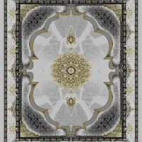 فرش گل  برجسته متین