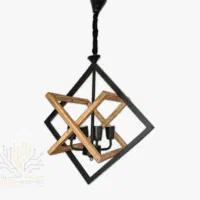 آویز چوبی فلز|لوستر و چراغ آویز|گرگان, |دیوار