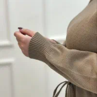 بافت بلند همراه کمربند باریک|لباس|فولادشهر, B4|دیوار