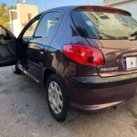 206 تیپ ۵ بادمجانی تمیز مدل ۹۸|خودرو سواری و وانت|تهران, پونک|دیوار