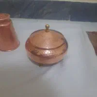 پارچ و لیوان مسی و قندان|ظروف سرو و پذیرایی|فردیس, شهرک شهید حسینی|دیوار