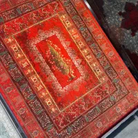 فرش وایرال ۱۵۰۰شانه طرح آوا کرم و قهوه ای|فرش|شیراز, زیباشهر|دیوار
