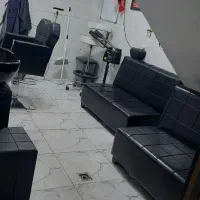 وسایل کامل ارایشگاه مردانه همراه مغازه ومشتری ثابت|آرایشگاه و سالنهای زیبایی|کرمانشاه, |دیوار
