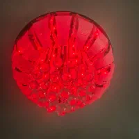 دو لوستر کریستالی+دو لوستر دیوارکوب ست ریموت دار|لوستر و چراغ آویز|کرج, گلشهر|دیوار