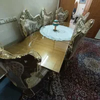 میز ناهار خوری ۶ نفره|میز و صندلی غذاخوری|اهواز, سپیدار|دیوار