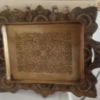 سینی شیک برنجی انتیک