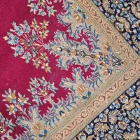 فرش دستباف قدیمی کرمان ۳×۴ طرح لچک و ترنج|فرش|قم, شهرک قدس|دیوار