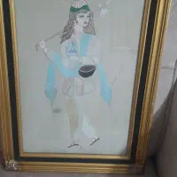 تابلو ابریشم دست دوز